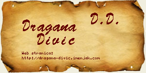 Dragana Divić vizit kartica